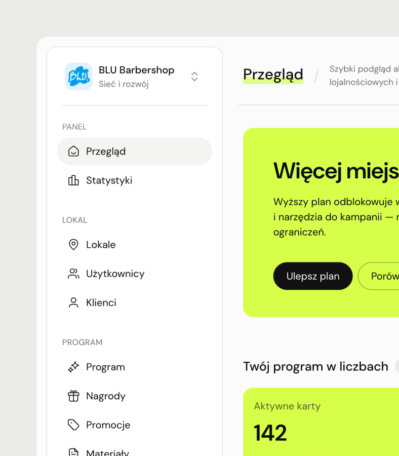 Widok produktu QARD — lokal